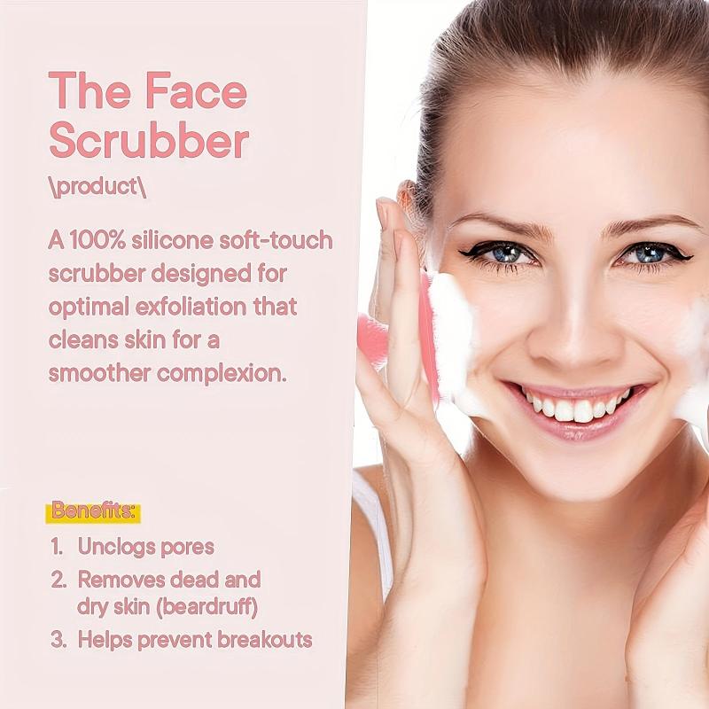 Silicone Face Scrubber Brush For Women Facial Cleansing Waterproof Skin Care
