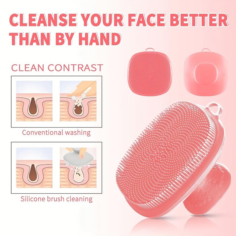 Silicone Face Scrubber Brush For Women Facial Cleansing Waterproof Skin Care