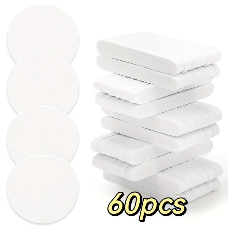 60 Pcs Compressed Facial Sponges Round Face Wash Sponges Exfoliating Sponge