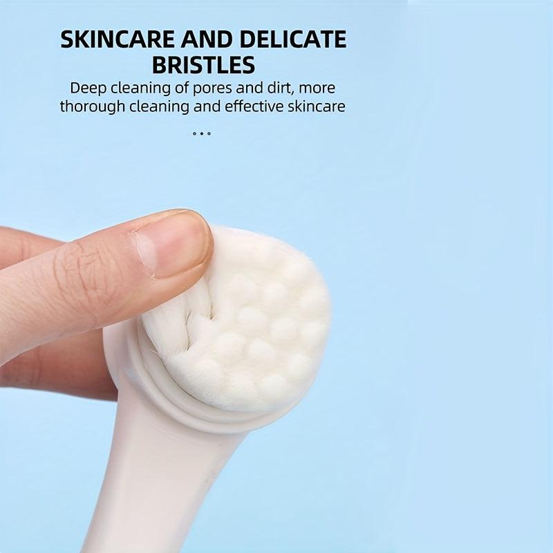 3D Facial Cleansing Massage Brush Face Wash Deep Pore Cleansing