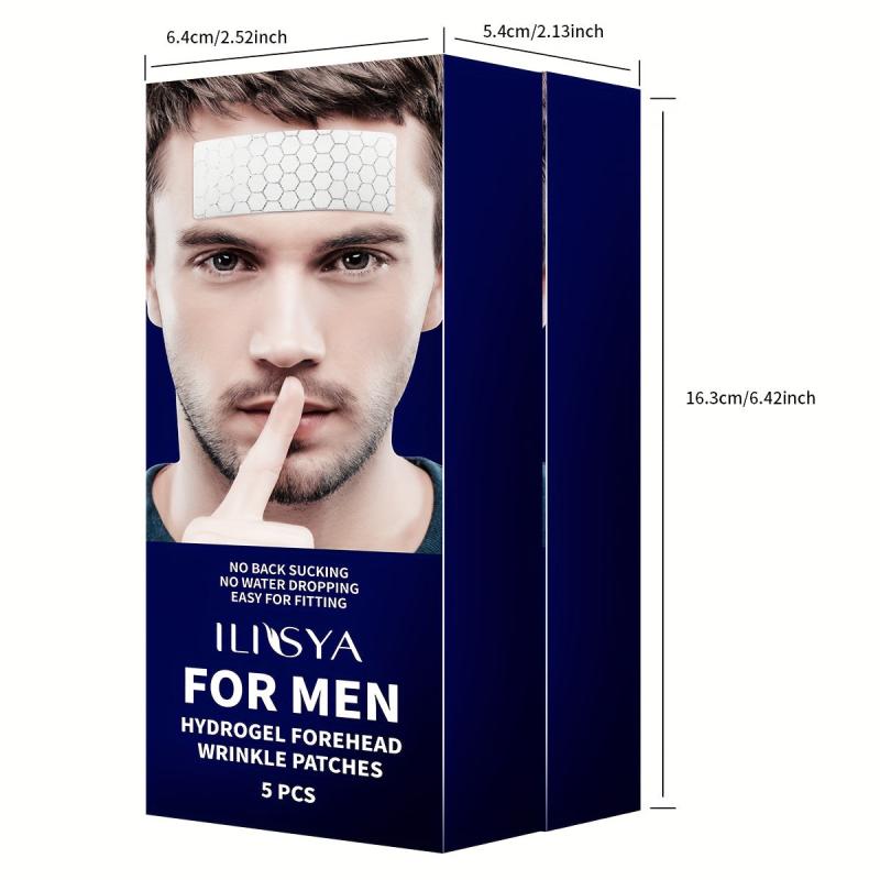 10pcs Men's Forehead Patch Lifting Tightening Wrinkles Aging Resist
