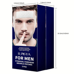 10pcs Men's Forehead Patch Lifting Tightening Wrinkles Aging Resist