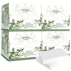 4pcs Biodegradable Disposable Face Towels Soft Cleansing Care Travel 25 4 30 4