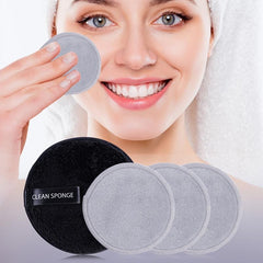Large & Small Cleansing Puff Set - Reusable Soft Pads