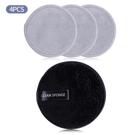Large & Small Cleansing Puff Set - Reusable Soft Pads