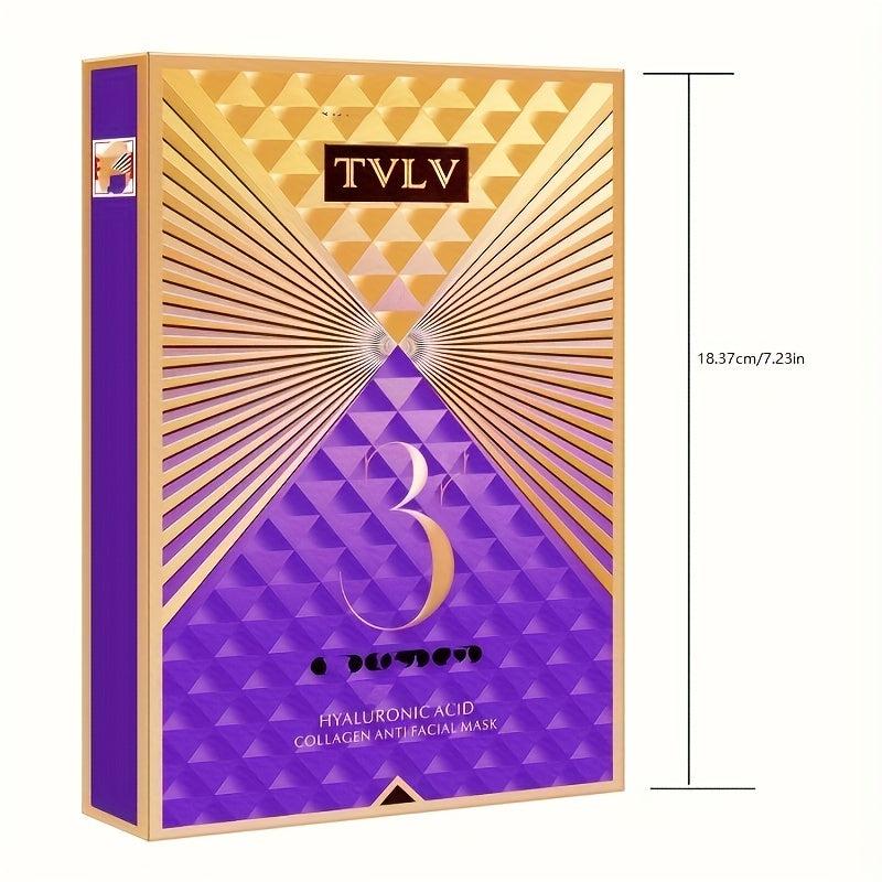 Hyaluronic Acid Collagen Mask 15pcs Moisturizing Even Skin Tone Smooth Wrinkles