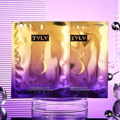 Hyaluronic Acid Collagen Mask 15pcs Moisturizing Even Skin Tone Smooth Wrinkles