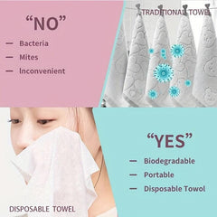 40pcs Absorbent Makeup Removal Towels for Travel Camping Hiking Home Use