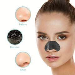 Bamboo Charcoal Blackhead Nose Mask Deep Clean Acne Pores