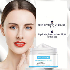 30ml Hyaluronic Acid Face Cream - Skin Moisturizing and Repairing Formula