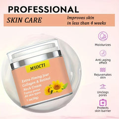 Sunflower Neck Firming Cream 30g 1Oz Peptides Neck Cream Moisturizer