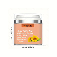 Sunflower Neck Firming Cream 30g 1Oz Peptides Neck Cream Moisturizer