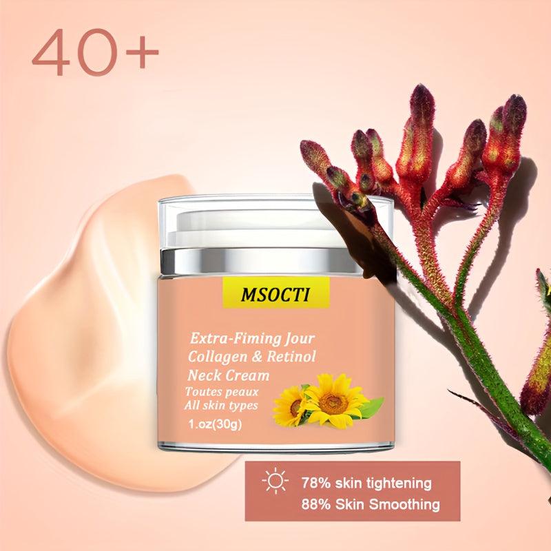 Sunflower Neck Firming Cream 30g 1Oz Peptides Neck Cream Moisturizer