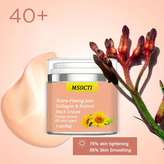 Sunflower Neck Firming Cream 30g 1Oz Peptides Neck Cream Moisturizer