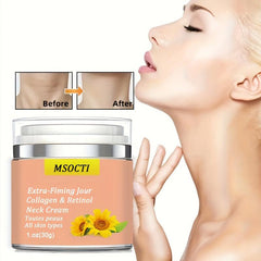 Sunflower Neck Firming Cream 30g 1Oz Peptides Neck Cream Moisturizer