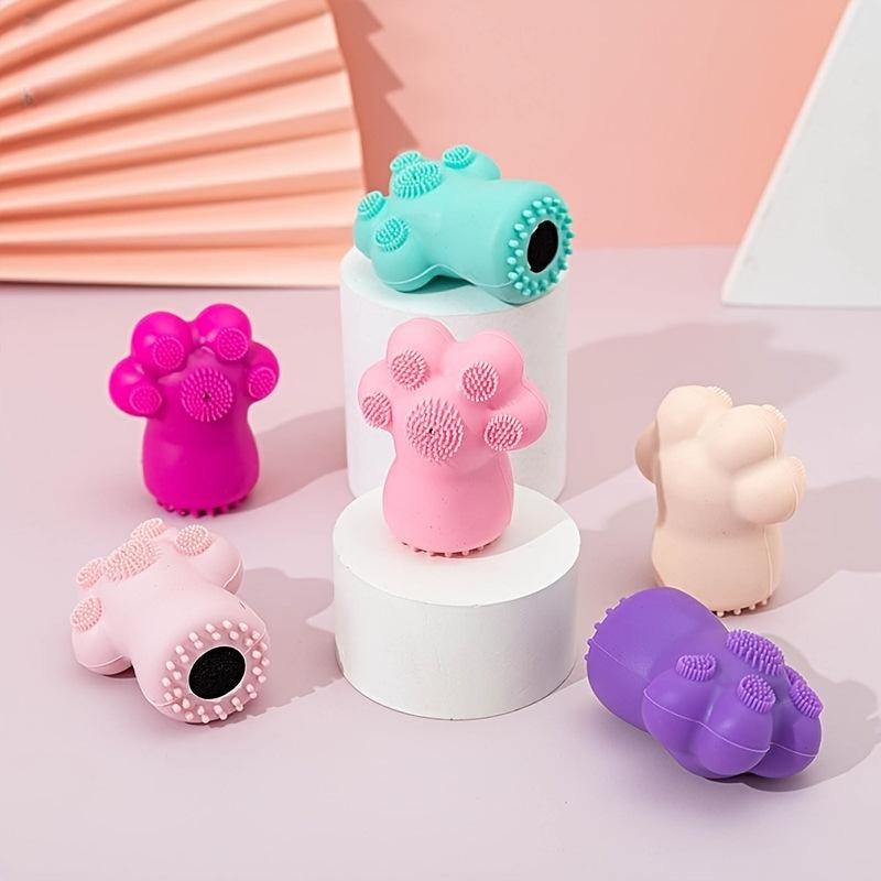 Cat Claw Face Wash Brush Silicone Facial Cleanser