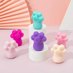 Cat Claw Face Wash Brush Silicone Facial Cleanser