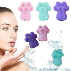 Cat Claw Face Wash Brush Silicone Facial Cleanser