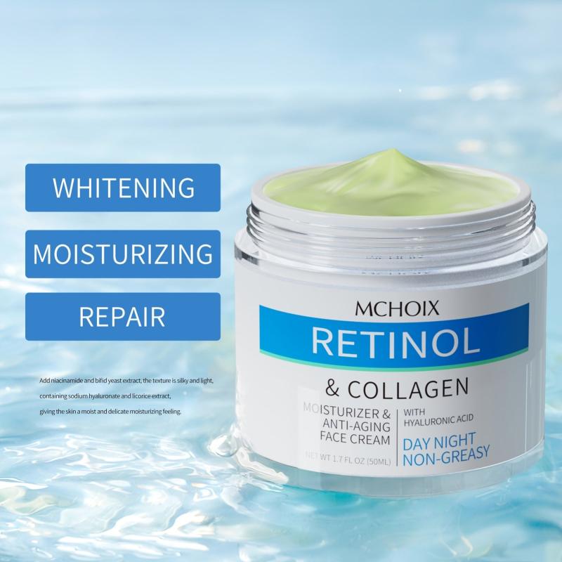 Herbcare Retinol Collagen Facial Cream Anti Wrinkle Anti Aging Firming