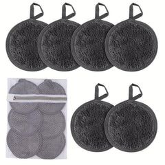 6 Pack Reusable Makeup Remover Wipes Microfiber Pads 19x12