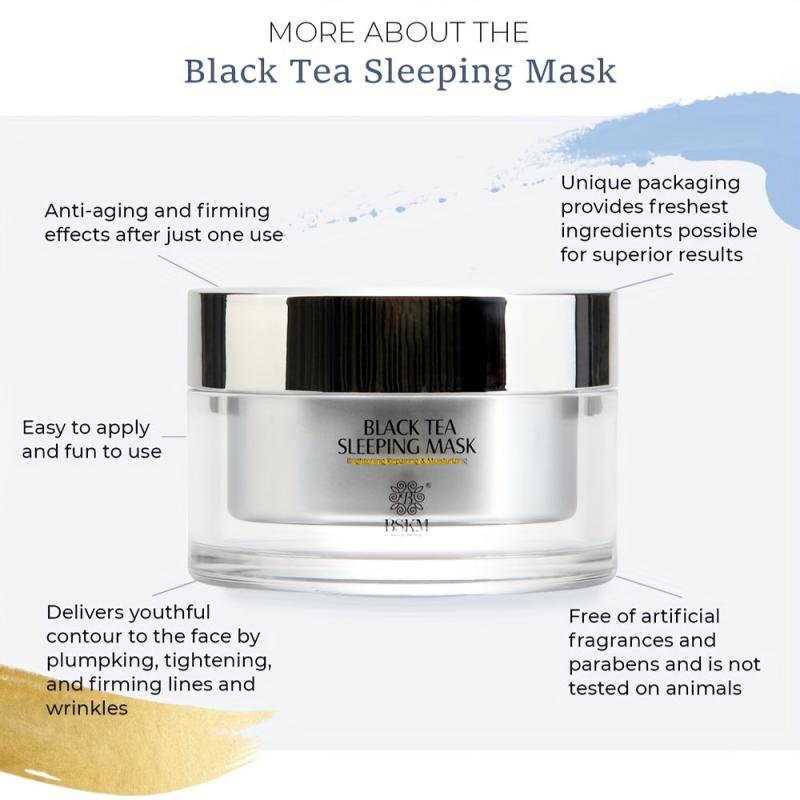 100g Tea Night Sleeping Mask For Face Night Skincare Hydrating Mask