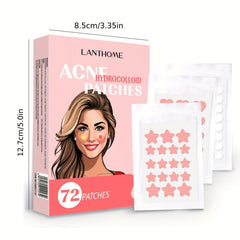 Star Shape Acne Patch 3pcs 72 Patches Breathable Effective Acne Remover