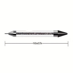 Dual Ended Nail Rhinestone Picker Dotting Tool Crystal Handle