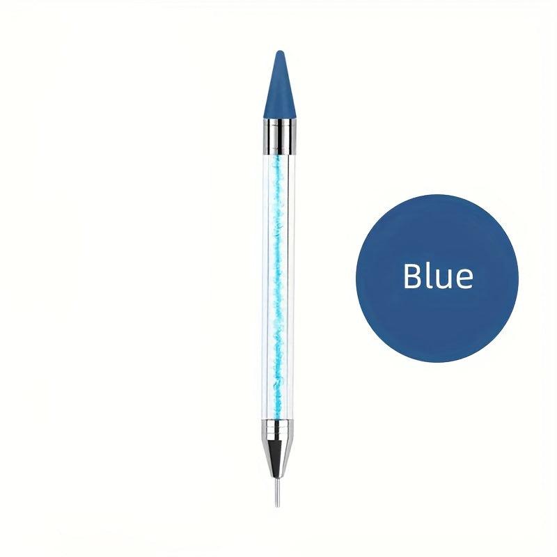 Dual Ended Nail Rhinestone Picker Dotting Tool Crystal Handle