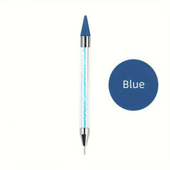 Dual Ended Nail Rhinestone Picker Dotting Tool Crystal Handle