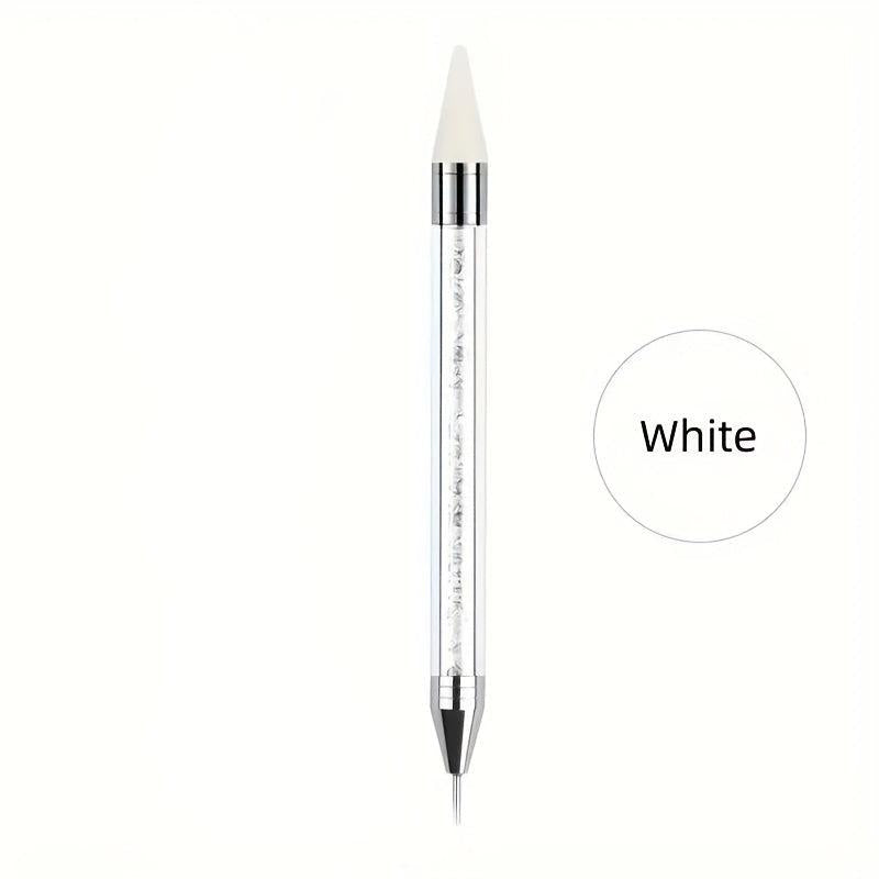 Dual Ended Nail Rhinestone Picker Dotting Tool Crystal Handle