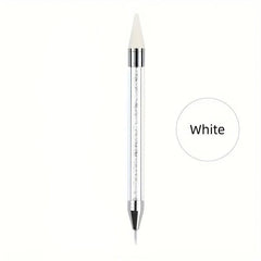 Dual Ended Nail Rhinestone Picker Dotting Tool Crystal Handle