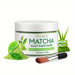 Matcha Green Tea Mud Facial Mask Antioxidant Deep Cleanse Moisturizing Mask