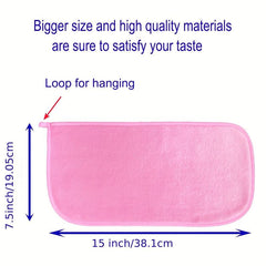 6pcs Makeup Remover Cloth Facial Cleansing Towel Washable Reusable