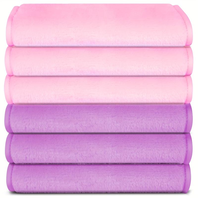 6pcs Makeup Remover Cloth Facial Cleansing Towel Washable Reusable