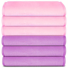 6pcs Makeup Remover Cloth Facial Cleansing Towel Washable Reusable