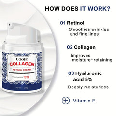 Collagen Retinol Cream 30ml 1Oz With 5 Hyaluronic Acid