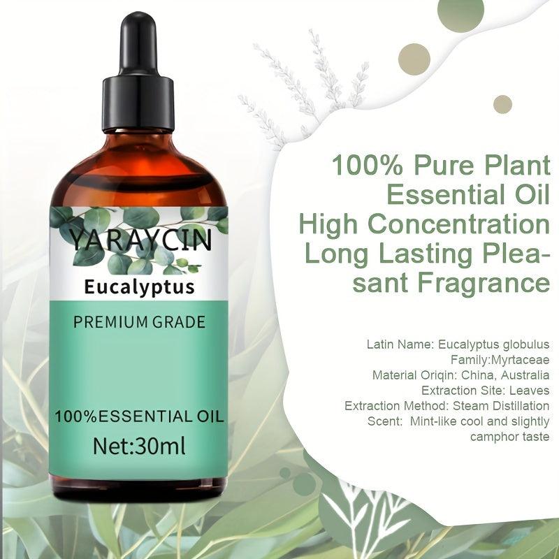 30ml Eucalyptus Essential Oil for Aromatherapy Diffusers & Skin Care
