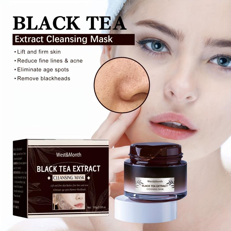 Tea Mask Cleans Pores Refines Skin Tone Rejuvenates Facial Skin Mask