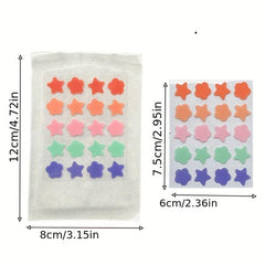 Star Shaped Acne Patches Hydrocolloid Absorbent and Gentle