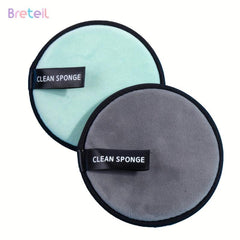 2 pack Velvet Makeup Remover Pads Reusable And Washable Facial Cleansing