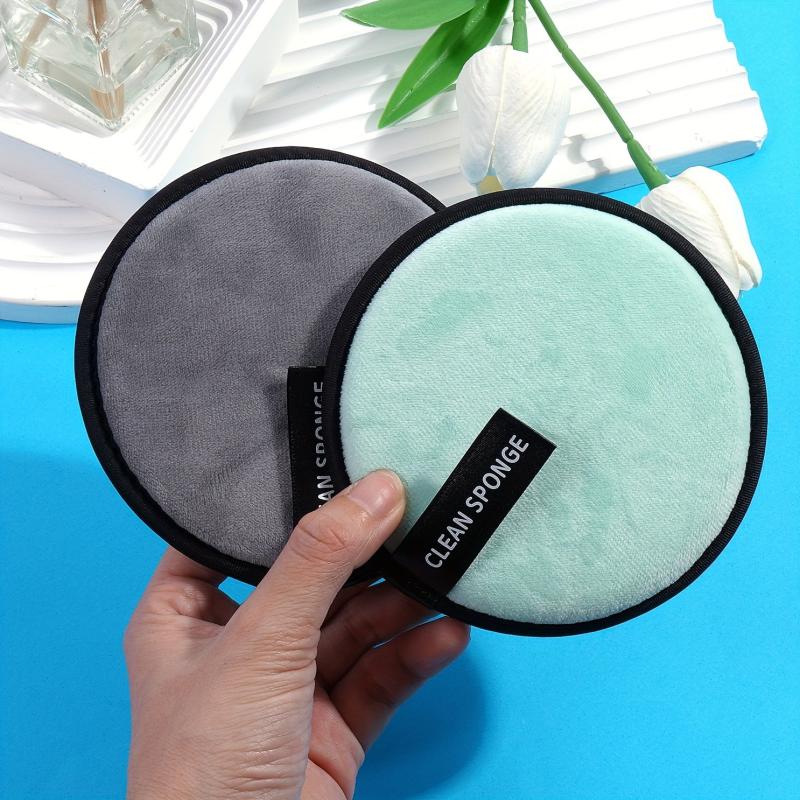 2 pack Velvet Makeup Remover Pads Reusable And Washable Facial Cleansing
