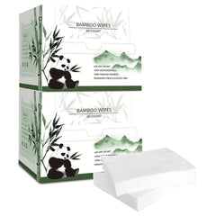 4 Bamboo Fiber Face Towels Biodegradable Extra Thick Soft Cleansing