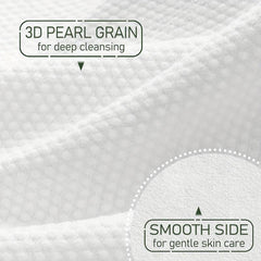 4 Bamboo Fiber Face Towels Biodegradable Extra Thick Soft Cleansing