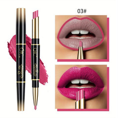 Dual Lipstick Lip Liner Pen Waterproof Lip Pencil