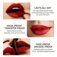 Dual Lipstick Lip Liner Pen Waterproof Lip Pencil