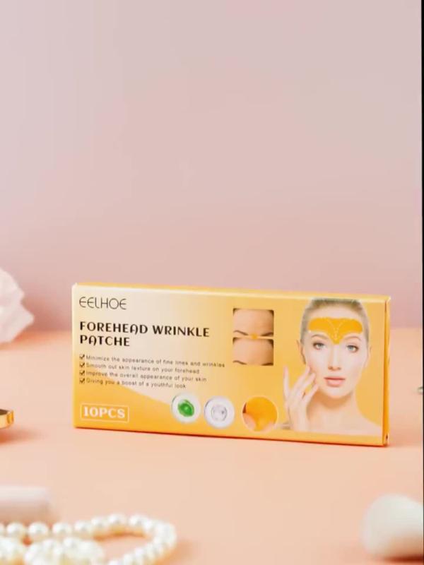 10Pcs Forehead Wrinkle Patches Face Tape Smooth Fine Lines Natural Skin Care