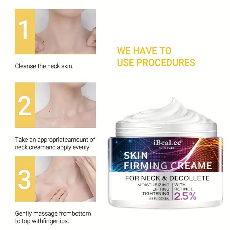 Turmeric Neck Firming Cream with Retinol & Hyaluronic Acid