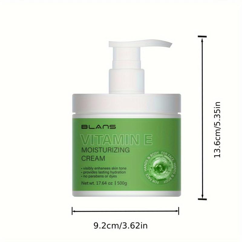 500G Vitamin E Cream Moisturizer for Face, Body, Hands, Feet