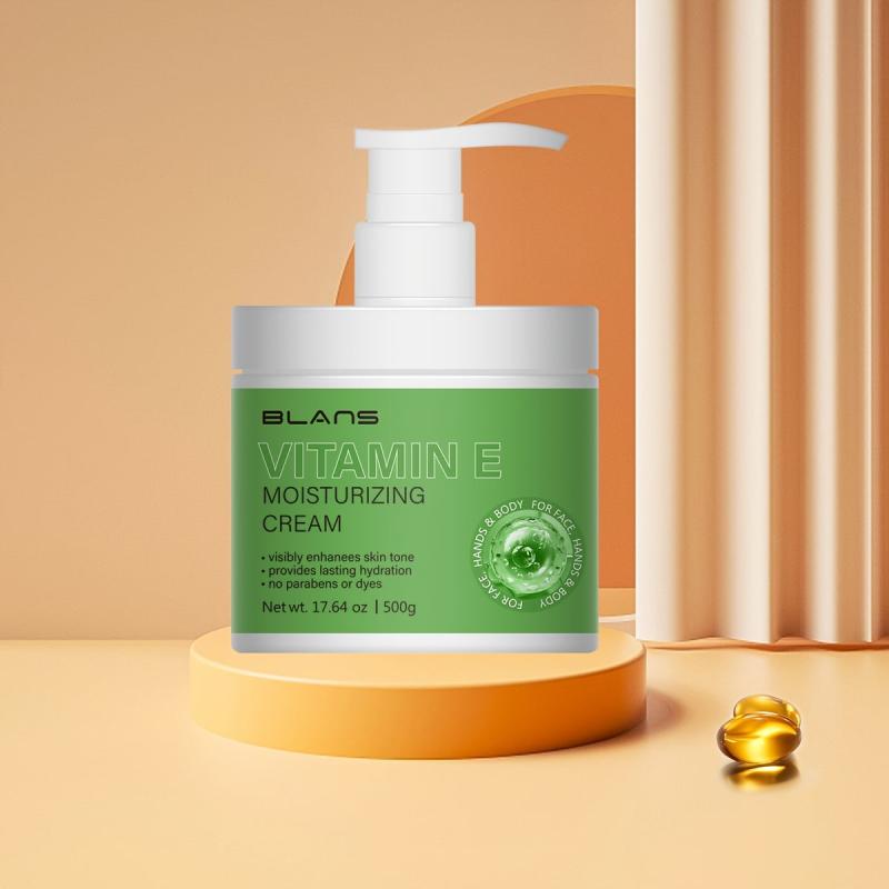 500G Vitamin E Cream Moisturizer for Face, Body, Hands, Feet