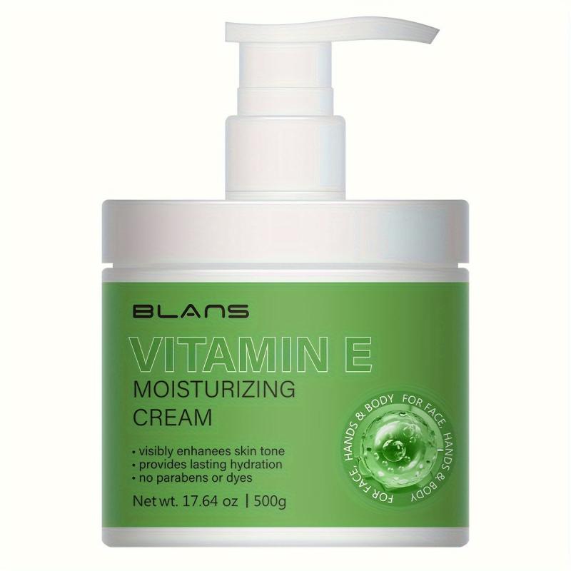500G Vitamin E Cream Moisturizer for Face, Body, Hands, Feet